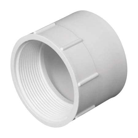 Homecare Products Schedule 40 4 in. Hub x 4 in. Dia. x FPT PVC Adapter HO2184727